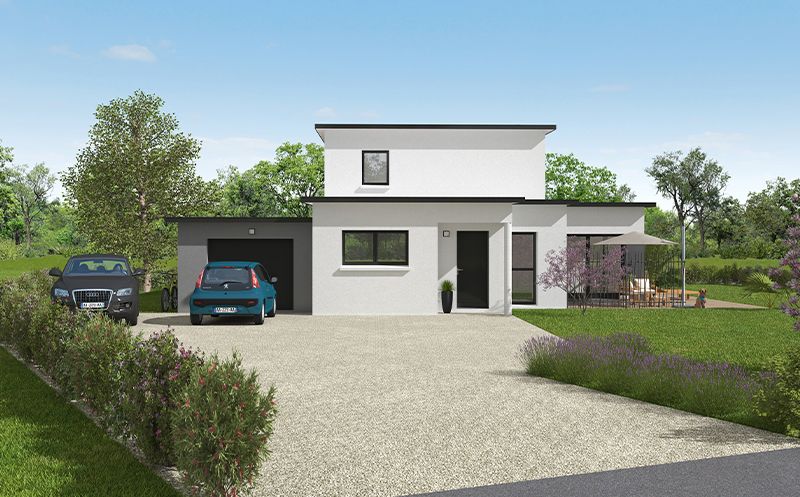 Modèle de maison individuelle avec garage à Brest Modèle de maison individuelle avec garage à Brest